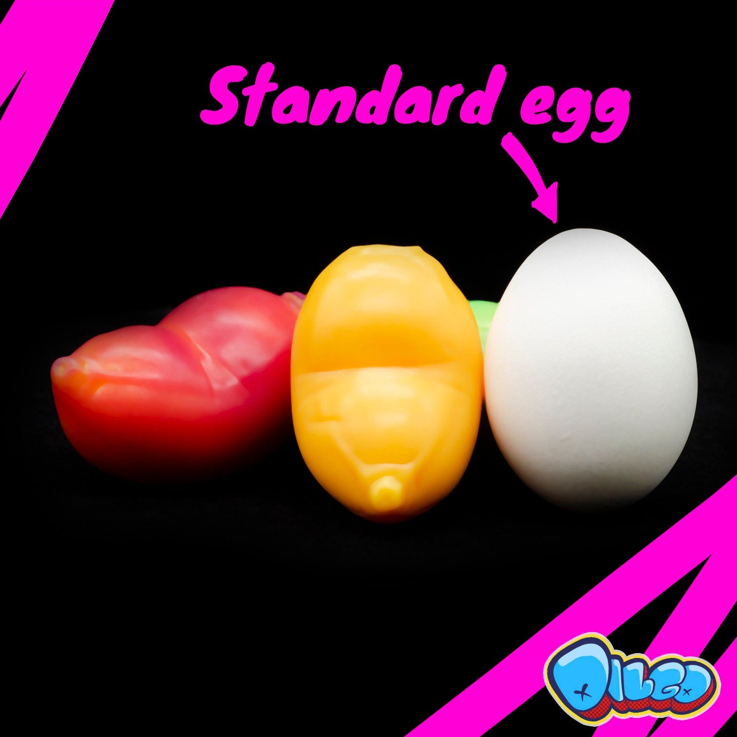 Set of 3 Kegel Eggs: The Bananegg by Dilgo Nom!